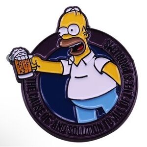 The Simpsons Enamel Pin, Homer Enamel Metal Pin